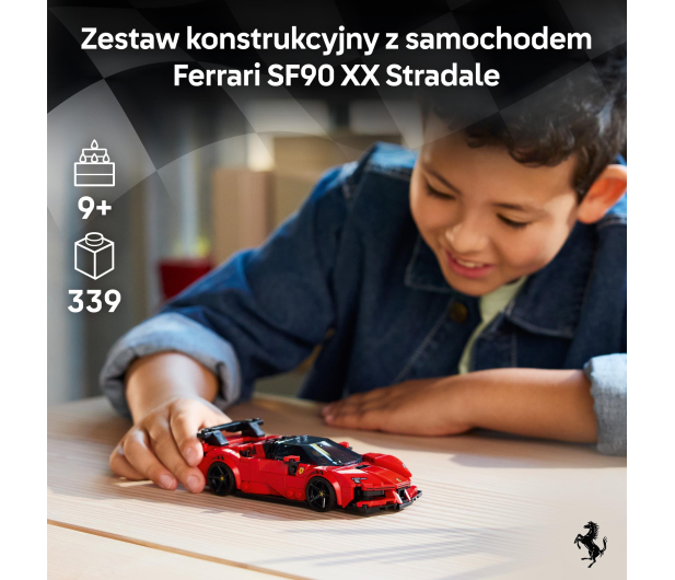 LEGO SPEED CHAMPIONS 77254 Samochód sportowy ferrari sf90 xx stra - 1473590 - zdjęcie 4